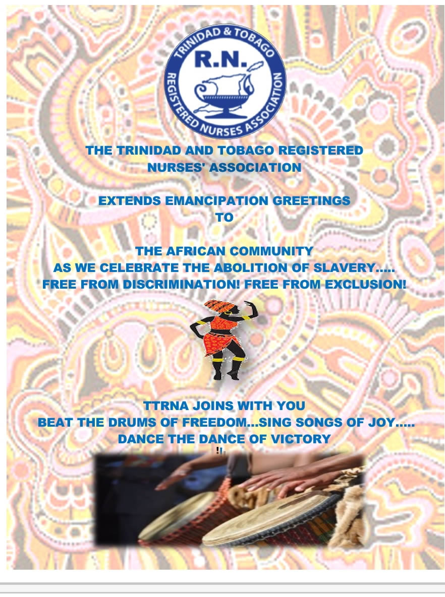 Emancipation Greetings August 2018