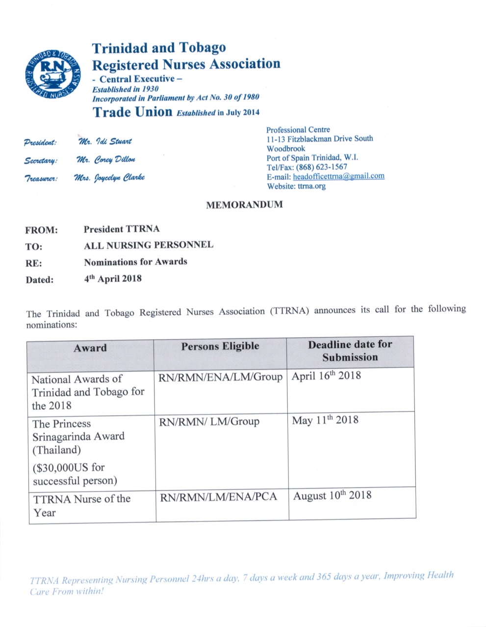 Nomination for Awards Memo Apr 2018 pt1