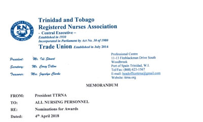 Nominations for Awards 2018