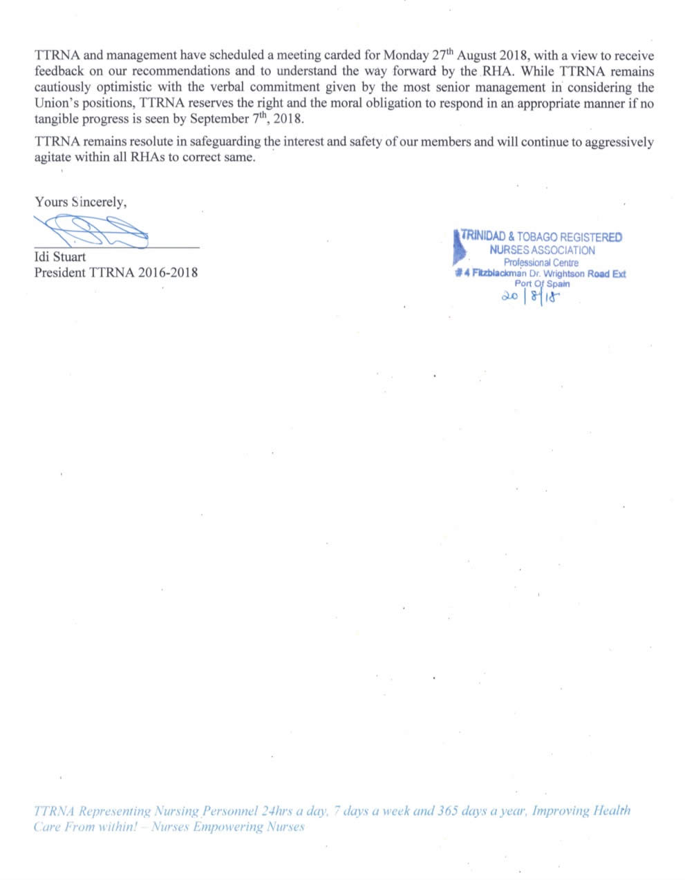 Security Concerns at NWRHA 2