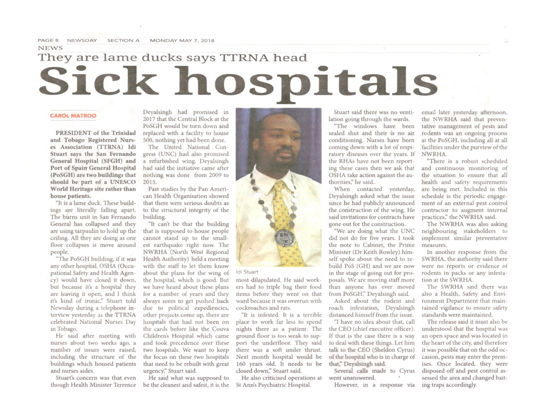 Sick Hospitals May 2018