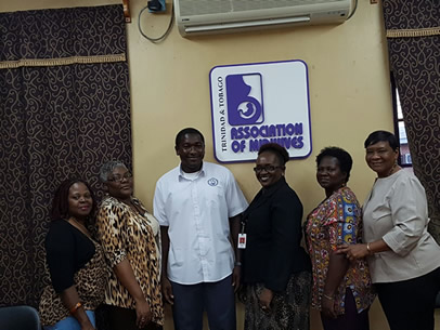 TTRNA MEETS WITH THE TRINIDAD AND TOBAGO ASSOCIATION OF MIDWIVES (TTAM)